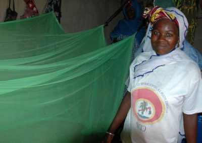 Distribution de moustiquaires imprégnées